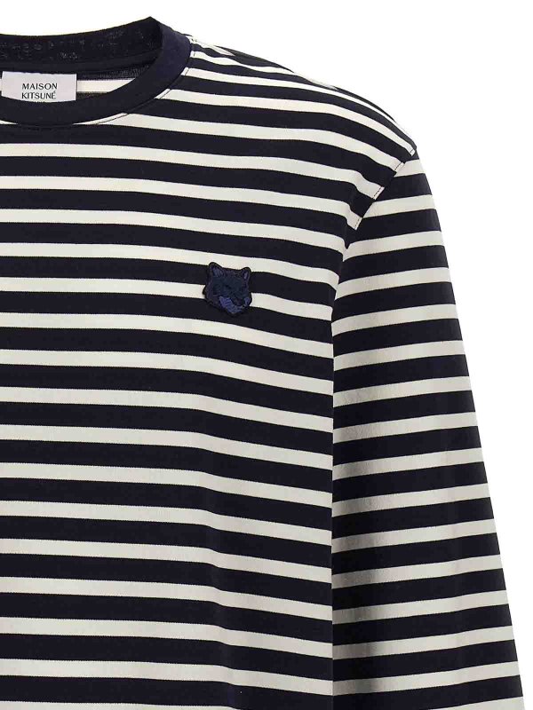 The Best Shops MAISON KITSUNÉ: t-shirt - T-shirt con testa di volpe audace