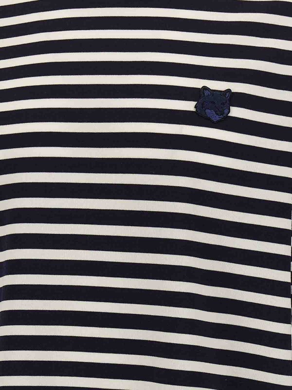 T-shirt con testa di volpe audace shop online: MAISON KITSUNÉ