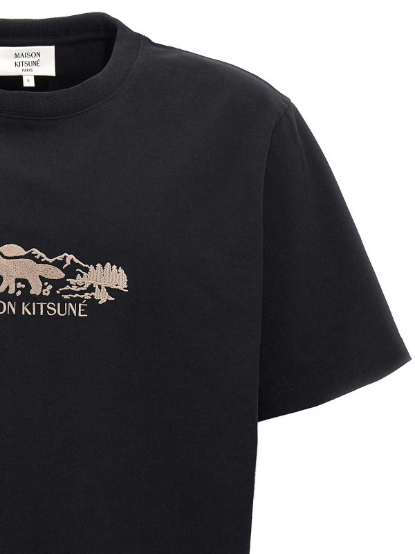 The Best Shops MAISON KITSUNÉ: Camisetas - Camiseta - Negro