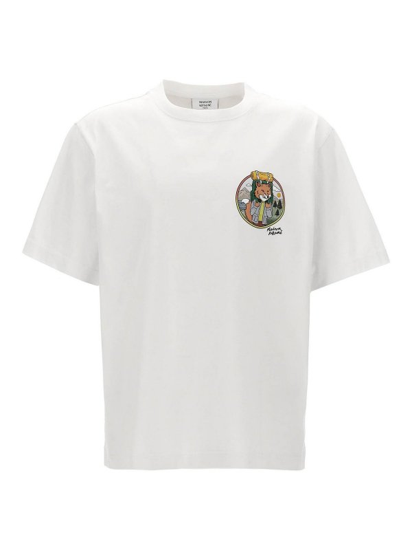 MAISON KITSUNÉ: t-shirts - Rambling Fox T-Shirt