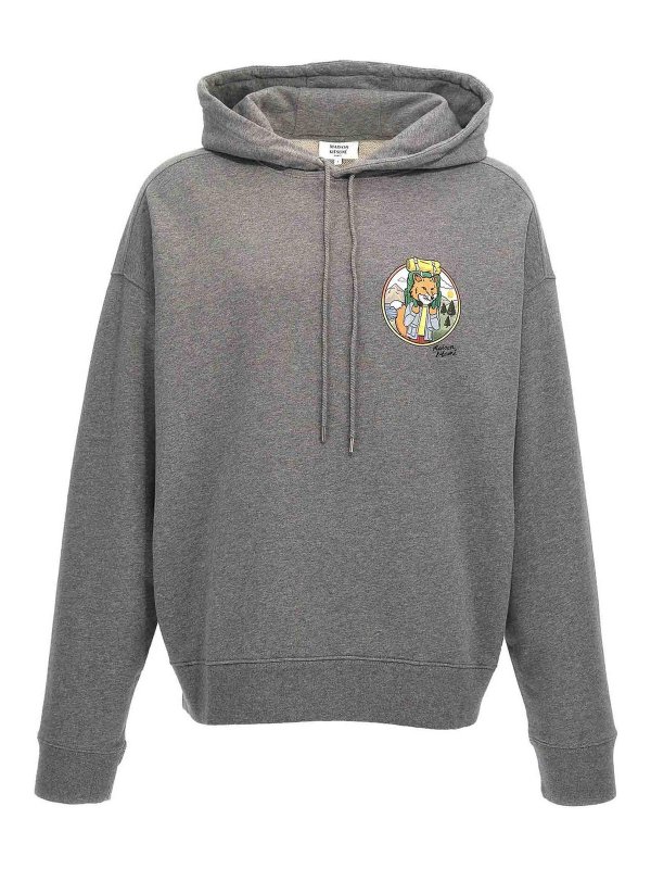 MAISON KITSUNÉ: Sweatshirts und Pullover - Sweatshirt - Grau