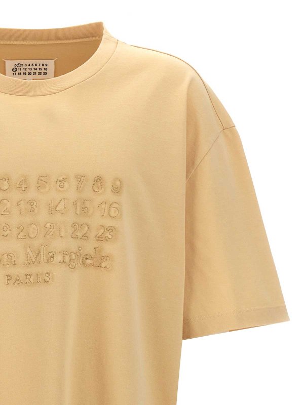 The Best Shops Maison Margiela: t-shirts - Logo Embroidery T-Shirt