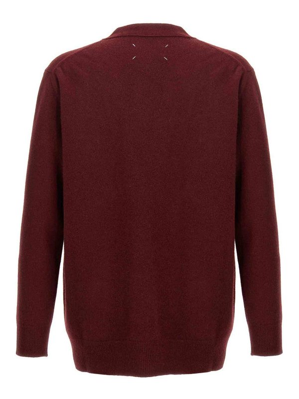 Maison Margiela: cardigan online - Cardigan in lana