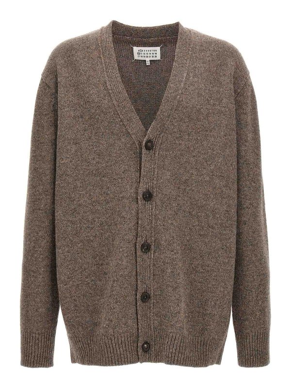 Maison Margiela: cardigan - Cardigan in lana