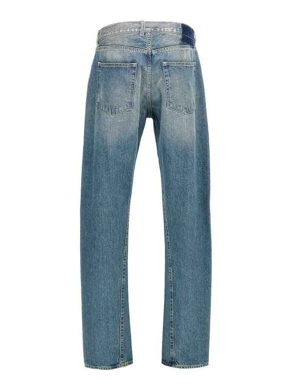 Maison Margiela: bootcut jeans online - Washed Denim Jeans