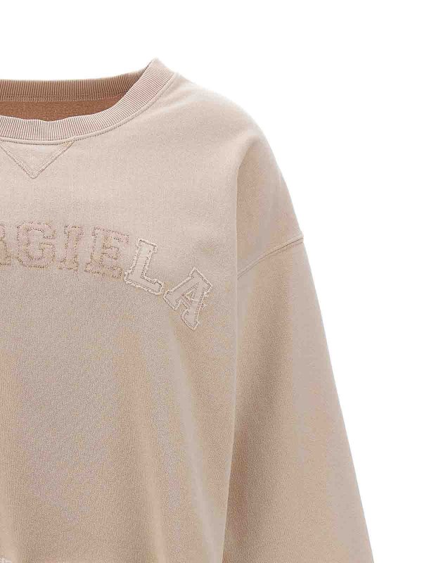 The Best Shops Maison Margiela: Sweatshirts & Sweaters - Logo Embroidery Sweatshirt