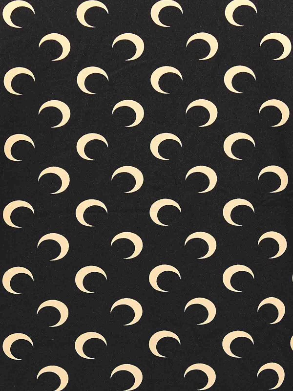 Top in Jersey con stampa Luna shop online: MARINE SERRE