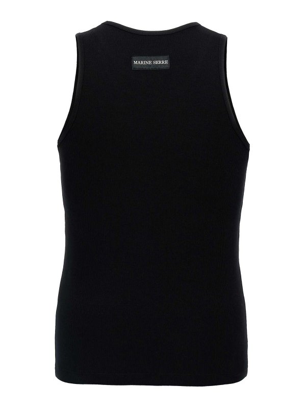 MARINE SERRE: Tops und Tank Tops online - Top - Schwarz