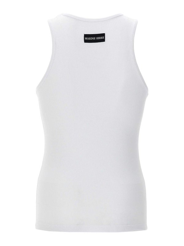 MARINE SERRE: Tops und Tank Tops online - Top - Weiß