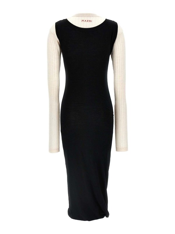 Marni: maxi dresses online - Multi-Layered Dress
