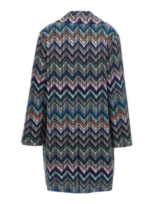 MISSONI: short coats online - Zigzag Coat