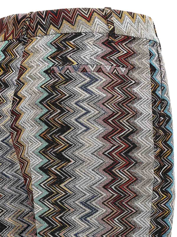 Zig Zag Lam Pants shop online: MISSONI