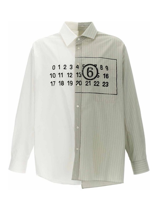 MM6 MAISON MARGIELA: Chemises - Chemise - Numeric Signature