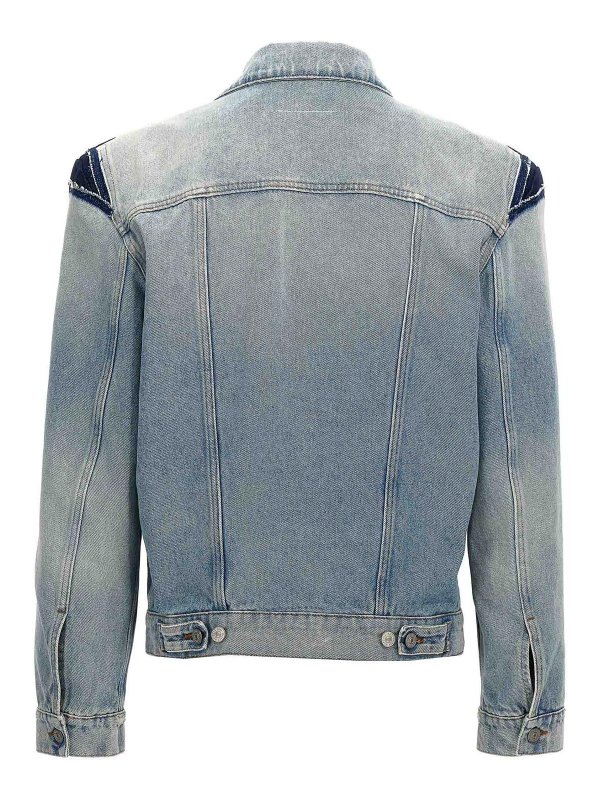 MM6 MAISON MARGIELA: blazers online - Denim Jacket With Used Effect