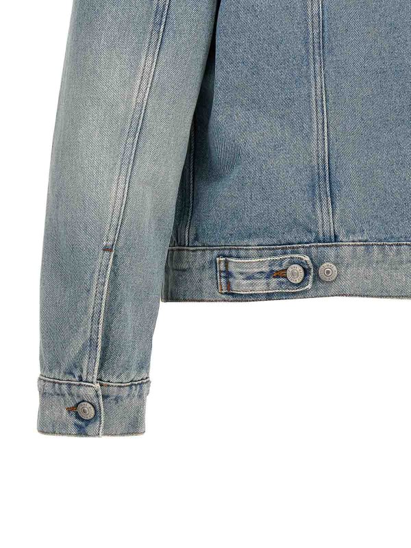Denim Jacket With Used Effect shop online: MM6 MAISON MARGIELA