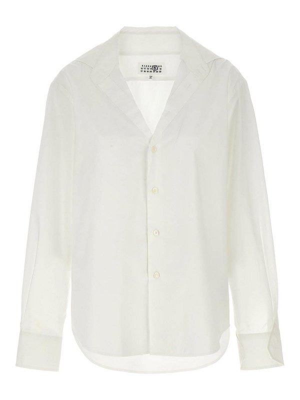 MM6 MAISON MARGIELA: Hemden - Hemd - Weiß