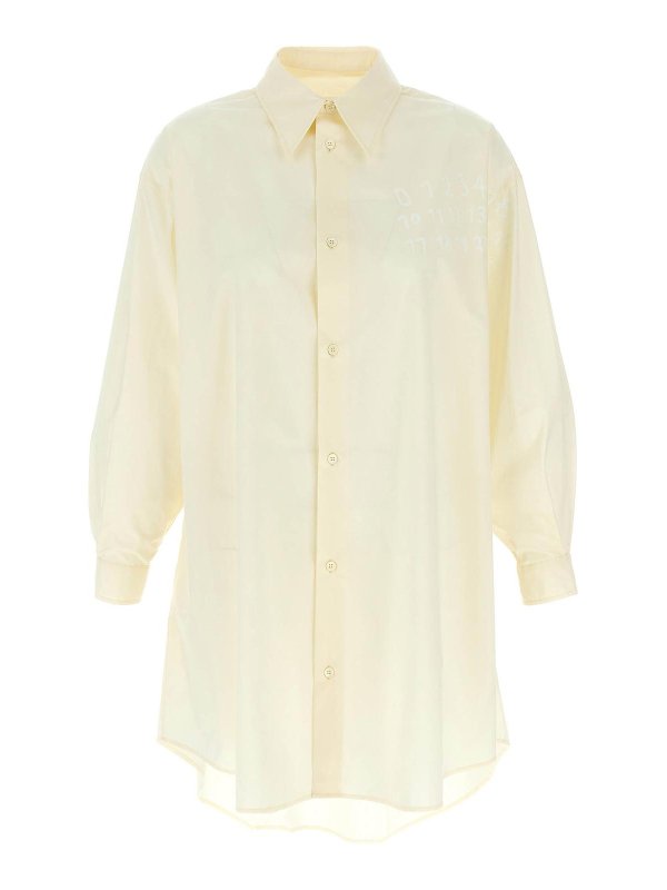 MM6 MAISON MARGIELA: ショートドレス - ショートドレス - 白