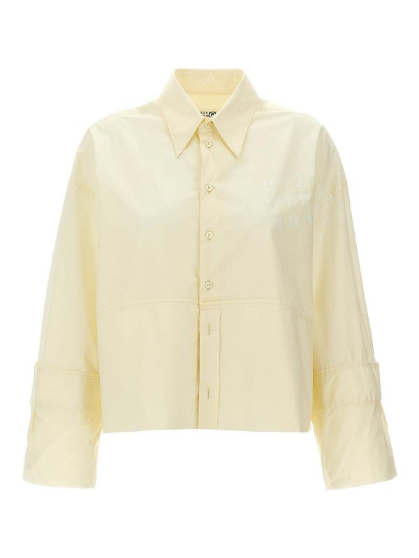 MM6 MAISON MARGIELA: シャツ - シャツ - 白