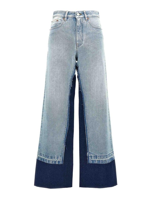 MM6 MAISON MARGIELA: bootcut jeans - Contrast Insert Jeans