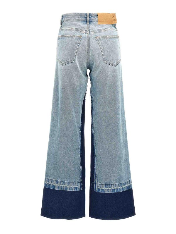 MM6 MAISON MARGIELA: bootcut jeans online - Contrast Insert Jeans