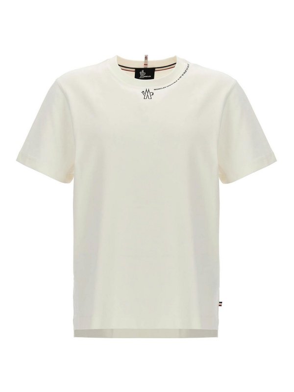 MONCLER: t-shirts - Logo Print T-Shirt