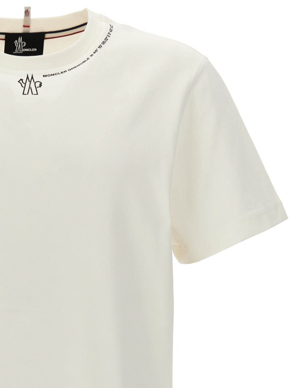 The Best Shops MONCLER: t-shirts - Logo Print T-Shirt