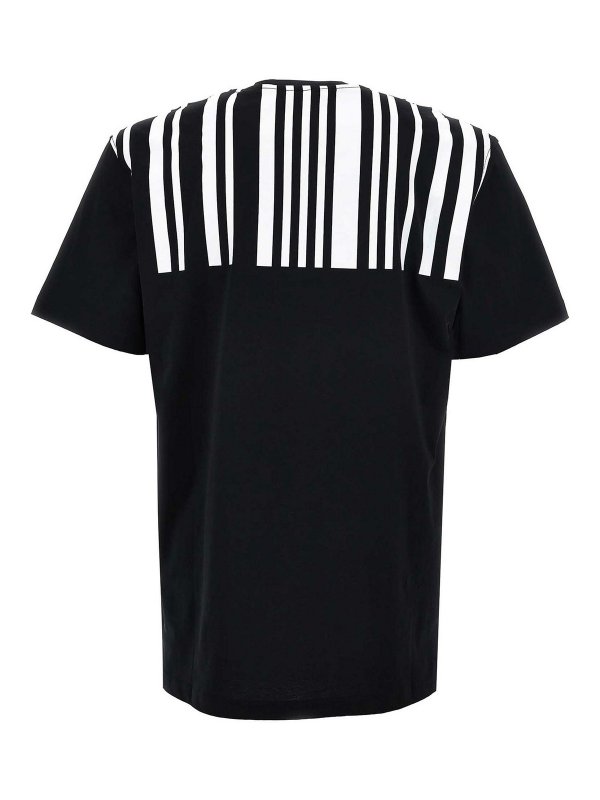 MOSCHINO: t-shirts online - Contrast Print T-Shirt
