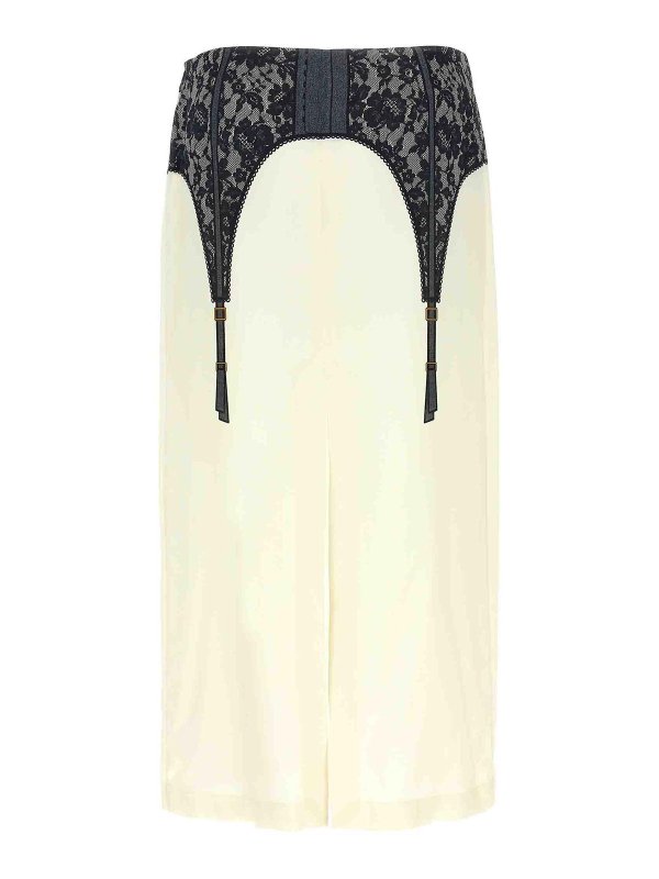 MOSCHINO: ニーレングススカート＆ミディ丈 online - 膝丈/ミディスカート - 白