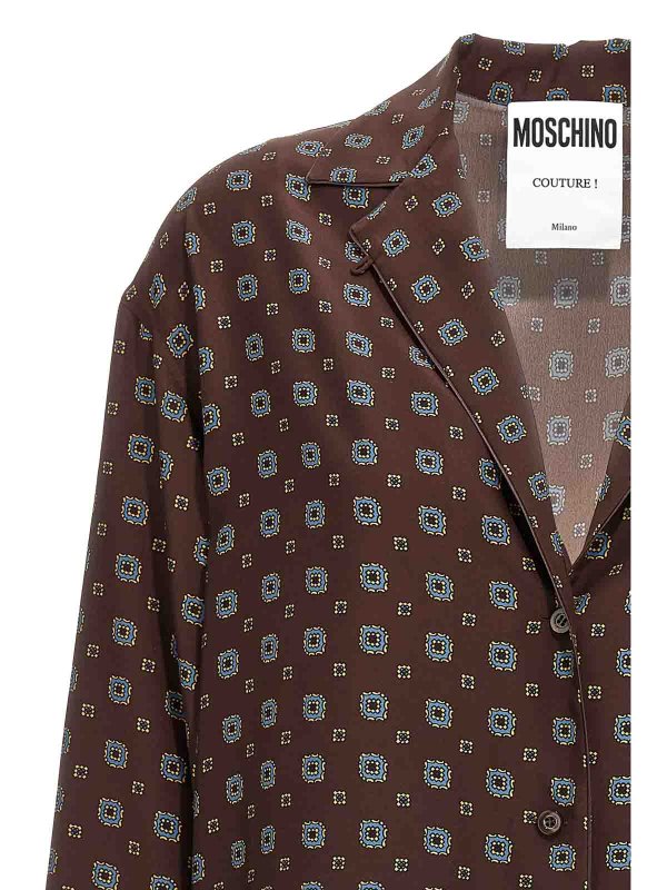The Best Shops MOSCHINO: shirts - Patterned Shirt