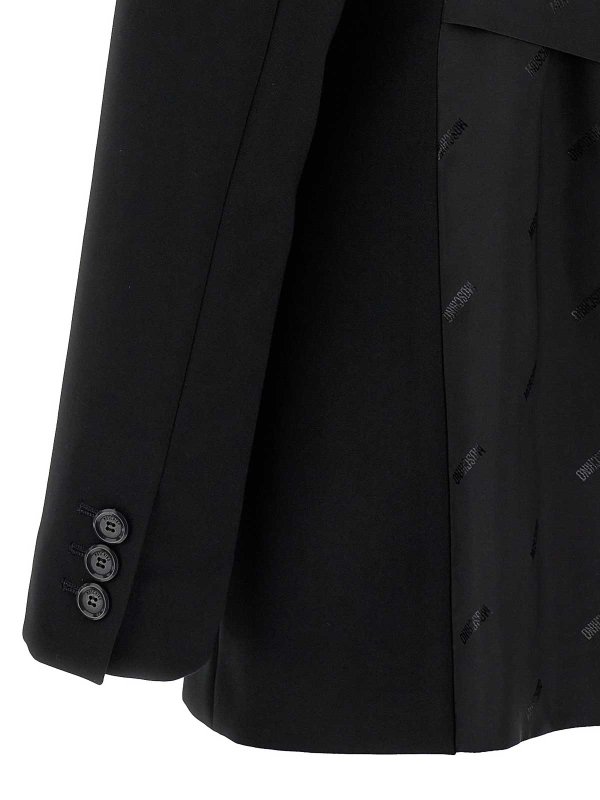 Blazer - Negro shop online: MOSCHINO