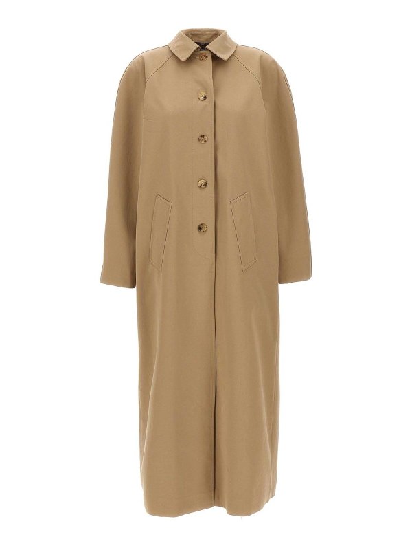 MOSCHINO: Lange Mäntel online - Kurzer Mantel - Beige