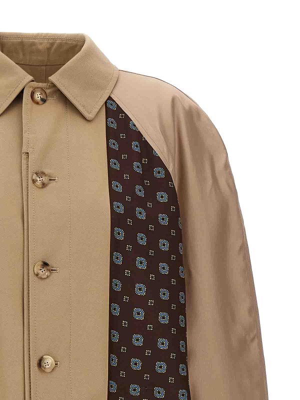 Kurzer Mantel - Beige shop online: MOSCHINO