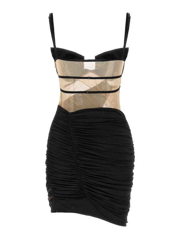 NENSI DOJAKA: short dresses online - Drapped Mini Dress Dress