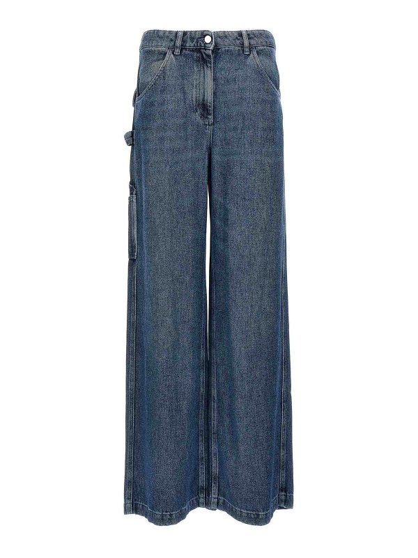 Nude: bootcut jeans - Wide Leg Lyocell Jeans