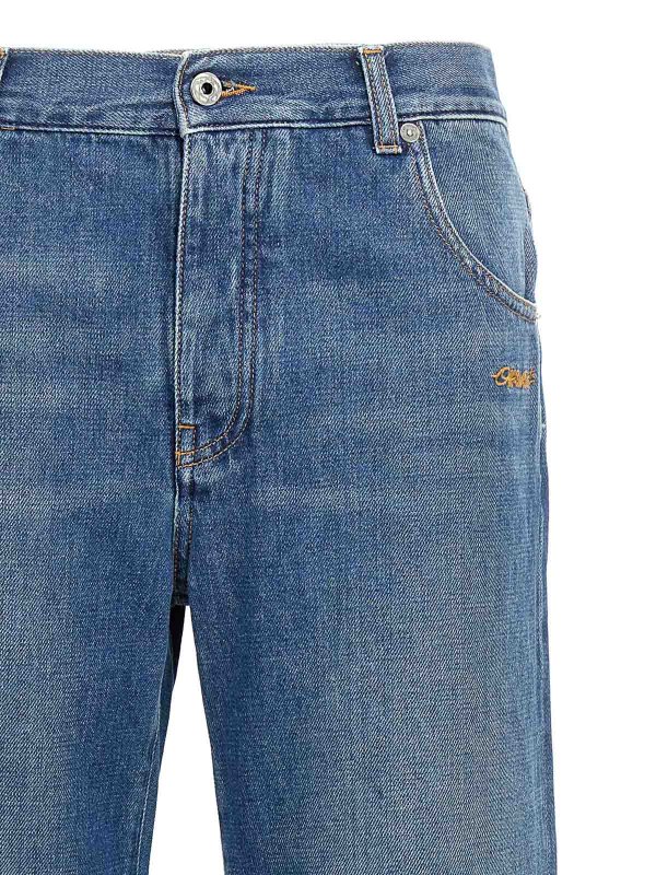 The Best Shops OFF-WHITE: ブーツカットジーンズ - ブーツカットジーンズ - ブルー
