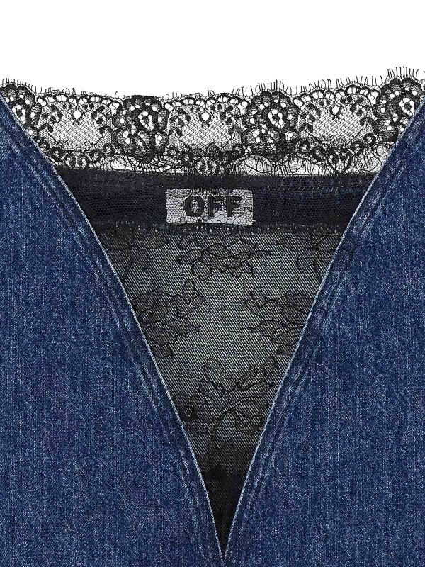 Top slip in pizzo anni 