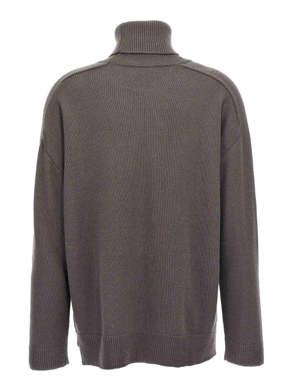 P.A.R.O.S.H.: Strickpullover mit Rundhalsausschnitt online - Rundhalspullover - Grau