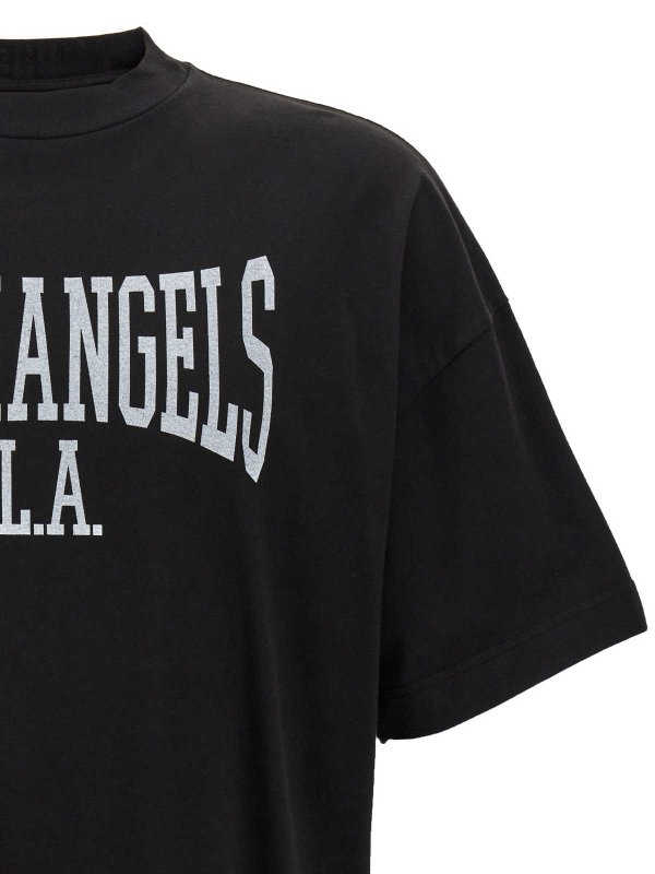 The Best Shops Palm Angels: t-shirt - Maglietta classica universitaria