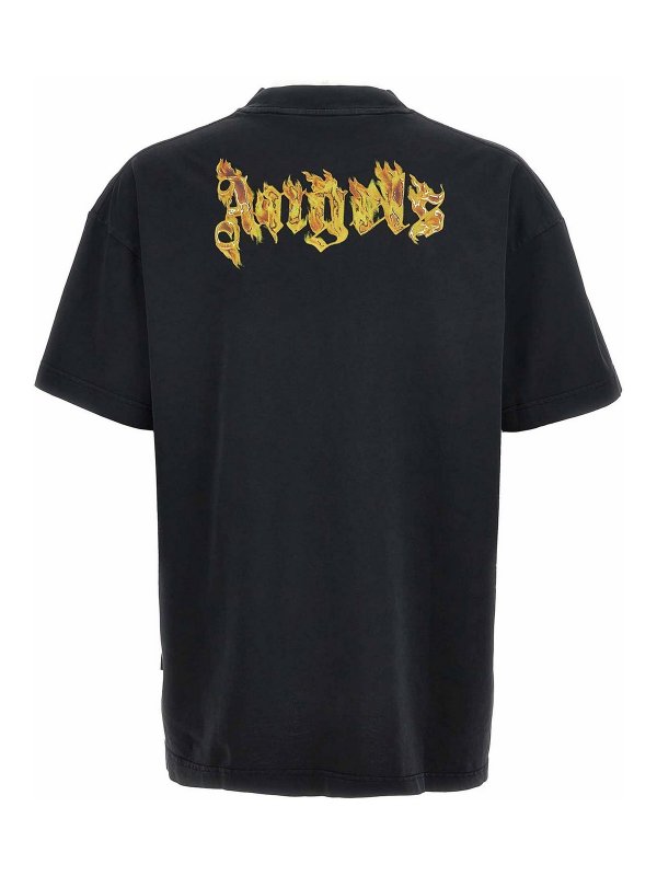 Palm Angels: Camisetas online - Camiseta - Negro