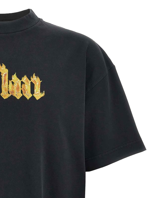 The Best Shops Palm Angels: Camisetas - Camiseta - Negro