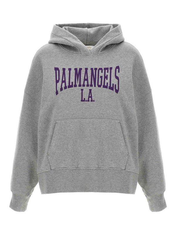 Palm Angels: スウェット＆セーター - スウェットシャツ/セーター - グレー