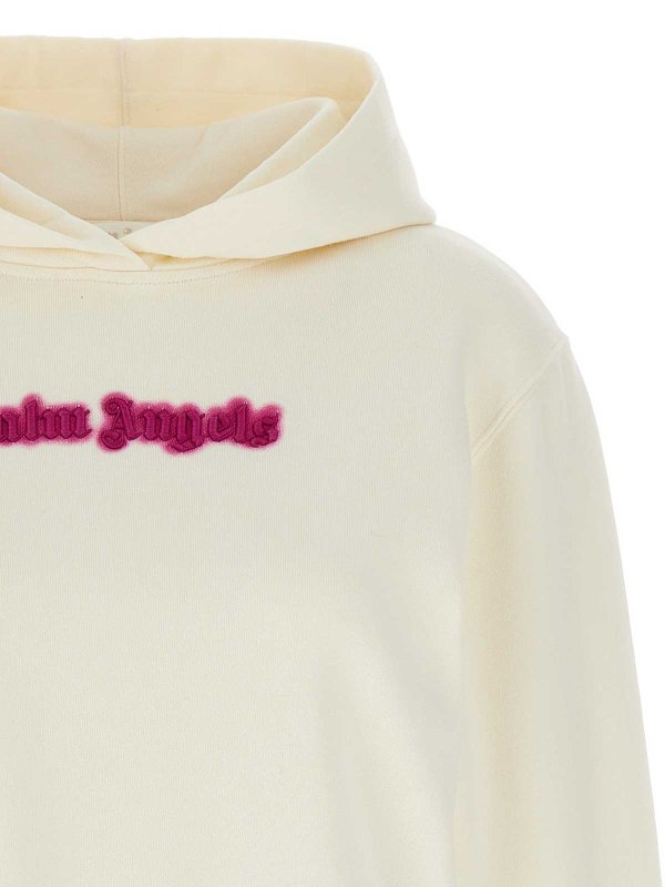 The Best Shops Palm Angels: Felpe e maglie - Felpa con cappuccio con logo neon