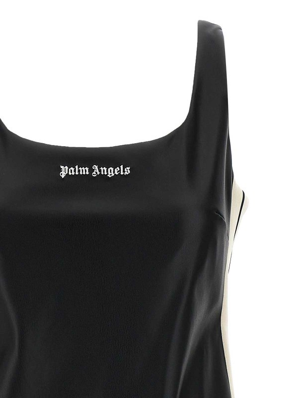 Abito sportivo effetto pelle shop online: Palm Angels