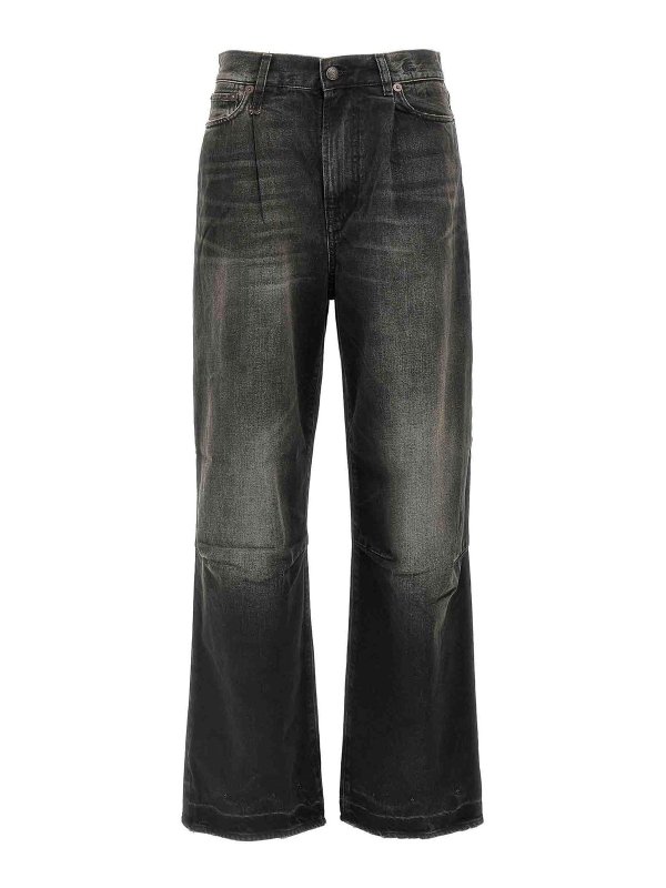 R13: Jeans évasés - Jean Bootcut - Noir