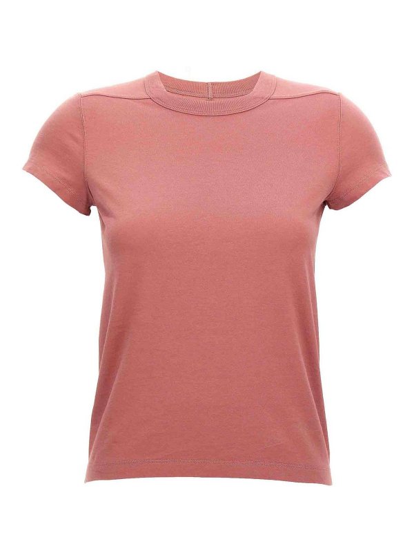 RICK OWENS: t-shirts - Cropped Level T T-Shirt