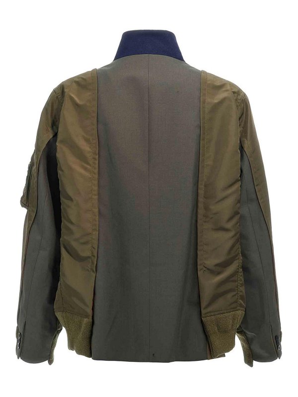 Sacai: ブレザー online - ブレザー - 緑