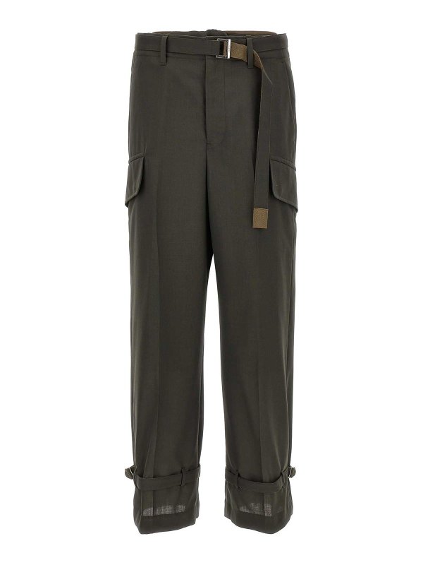 Sacai: Trousers Shorts - Suiting Pants