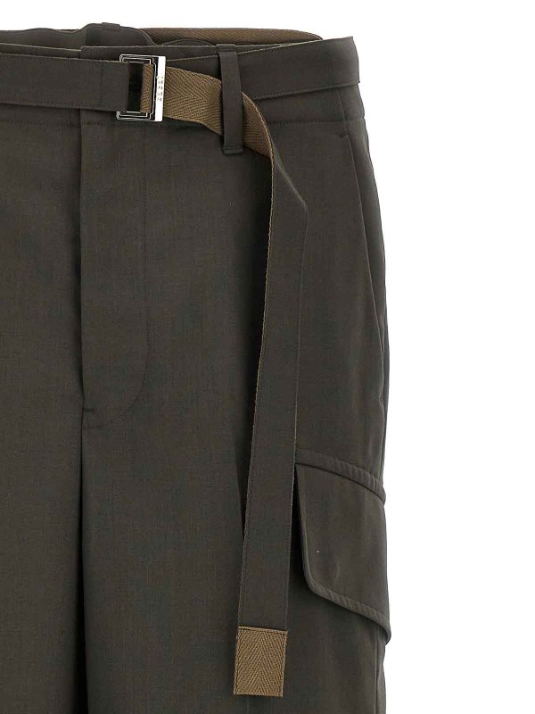 The Best Shops Sacai: Trousers Shorts - Suiting Pants