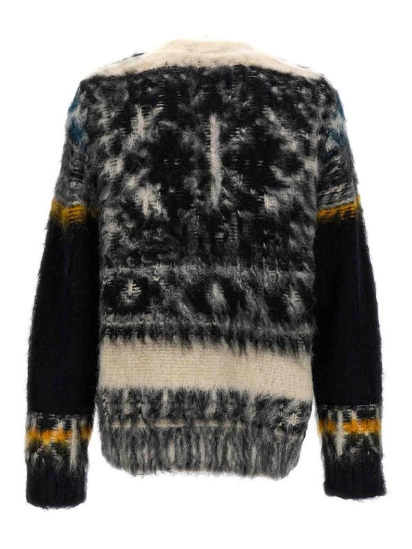 Sacai: cardigans online - Patterned Sweater