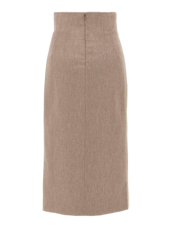 THE ANDAMANE: Knee length skirts & Midi online - Stephanie Midi Skirt